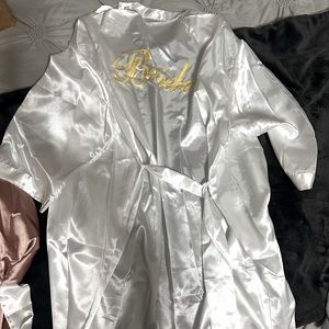 Bride Silk Robe